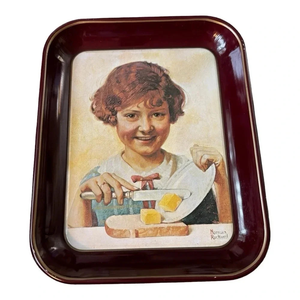 Vintage Norman Rockwell The Butter Girl